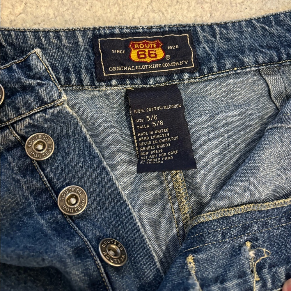 Vintage Route 66 Long Denim Skirt 💙